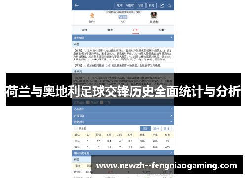 荷兰与奥地利足球交锋历史全面统计与分析 荷兰与奥地利足球交锋历史全面统计与分析